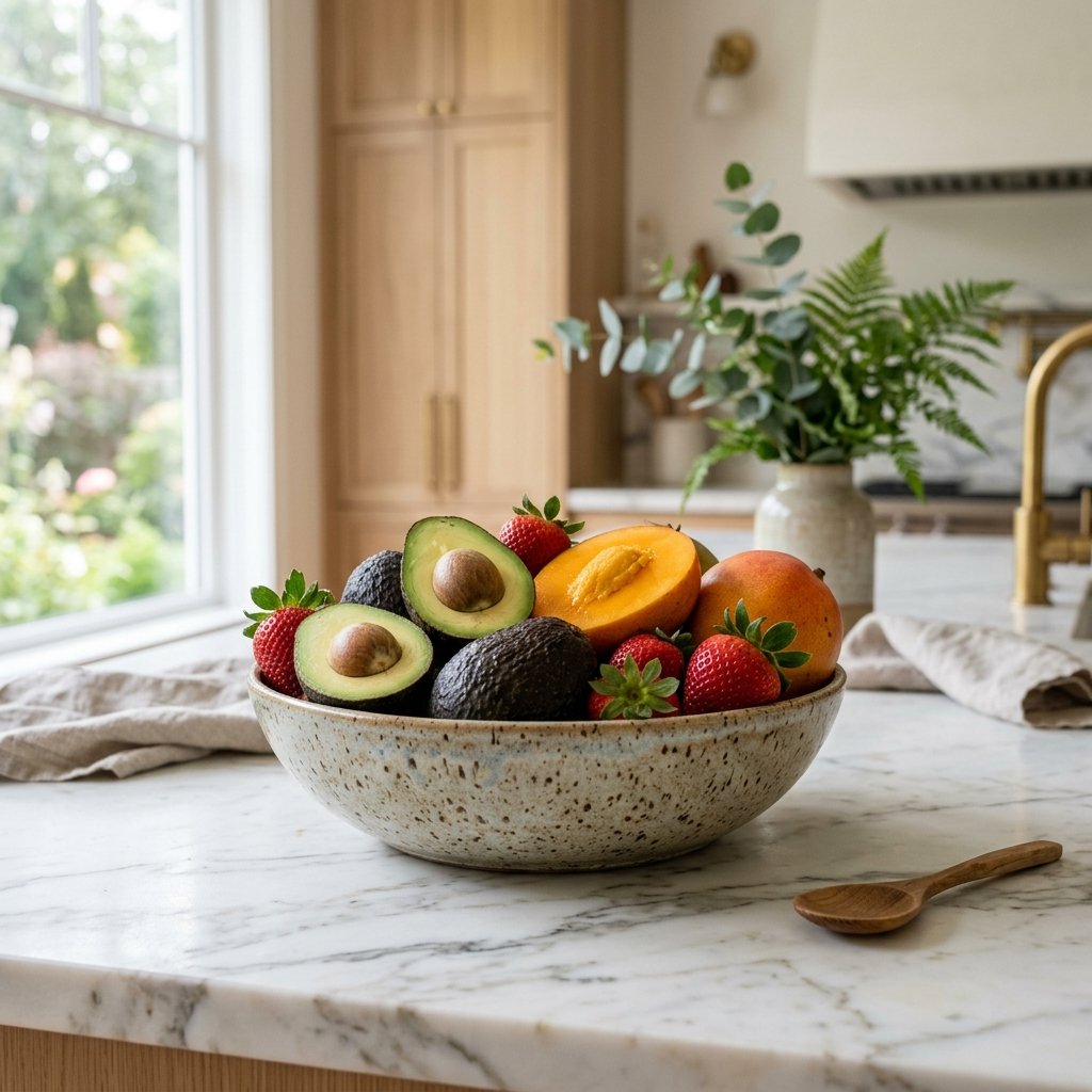 Call Seasons Fresh Premium Exotic Fruits - Avocados and Mangoes on Marble
